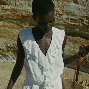 NWT Doen Halette Top in Salt - M